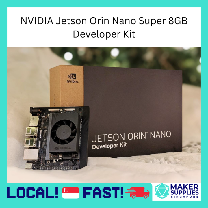 [New Stock] NVIDIA Jetson Orin Nano Super 8GB Developer Kit 945-13766-0005-000 (UK/SG) / 945-13766-0000-000 (US)