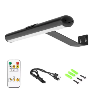 [IQCE. ]4000mAh Led Rechargeable Wall Lamp Modern Remote Control 3 color Dimming Bathroom Mirror Light Aluminum Picture Lights
