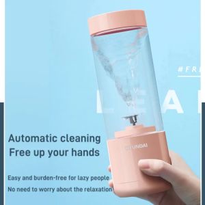 SG Hyundai Portable Blender Bottle(4 Blades USB Charge) - Blend Anywhere
