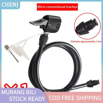 PIAO 70 80 120CM Bike Air Pump Extension Tube Pump Bicycle Hose Air Pump Connector Bike Air Pump Tire Inflator Nozzles Accessories