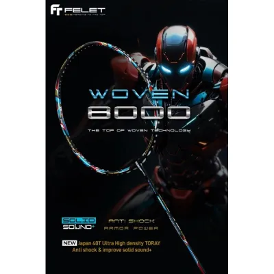 Felet Woven 8000 Badminton Racket (frame only)