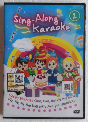 Sing Along Karaoke V.2 DVD Children Songs Nursery Rhymes