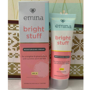 EMINA Bright Stuff Moisturizing Cream 20 ml/Krim Emina/Cream Emina/Moiturizer Cream Emina/Mencerahkan Kulit Instan/Melembabkan Wajah/pelembab muka/losion wajah/BPOM/asli/original/pelembab muka/Pelembab Wajah Mencerahkan