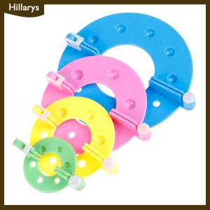 [Hillarys] 8PCS 4 sizes Fluff Ball Weaver PomPom Maker Knitting Loom Kit