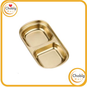 CHOBIG SUJEO Korea Tempat Sambal Saos Bumbu Bawang Stainless Steel SUS304 Emas Perak Silver