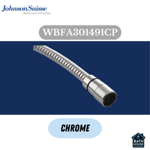 Johnson Suisse Hand Bidet Nozzle CW 1.2m Flexible Hose Without Wall Bracket WBFA301491CP