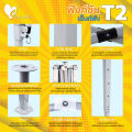 ชุดเต็นท์ขนาดใหญ่ T2 (โครงสีขาวเทา) ผ้าใบ UV ขนาด 3x4.5 เมตร เต็นท์ขายของ เต็นท์ตลาดนัด เต็นท์ จอดรถ เต็นท์ขนาดใหญ่ เต็นท์กันแดด เต็นท์กันฝน เต็นท์กันน้ำ. 