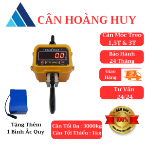 Cân điện tử móc cẩu treo Mode-OCS(15Tấn & 3Tấn) dùng trong nhà xưởngkho bãinhà máy Hàng chính hãng bảo hành 2 năm CÂN HOÀNG HUY