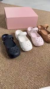 [Free Shipping] Clog Sandals Slip-On Beach Sandals Ballet Flats WomenS Summer New Style Suitable For Operating Room Nurses