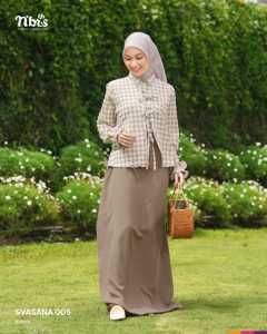 GAMIS NIBRAS SVASANA 005 TERBARU DRESS KEKINIAN DAILY CASUAL KONDANGAN KULIAH PREMIUM TERMURAHHH