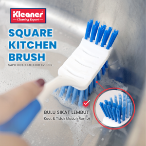 Kleaner Sikat Tipe Kotak 27 Cm Alat Dapur Square Kitchen Brush Serbaguna K19016