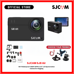 SJCAM SJ8 Air (REFURBISHED) 1080P 30FPS Sports & Action Camera for Vlogging camera or Motorcycle camera