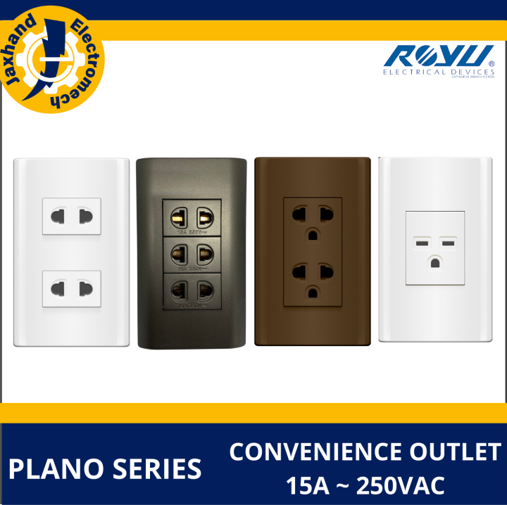 Royu Plano Series Outlets Dark Wood, White and Dark Gray All Types