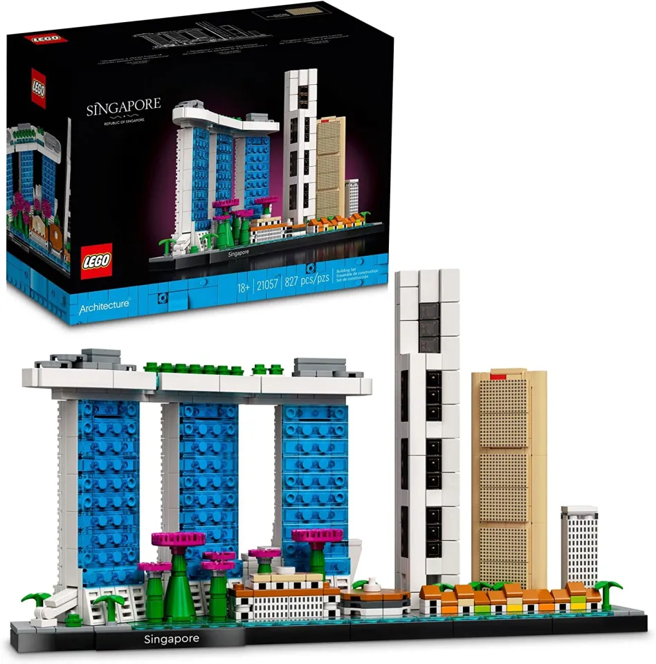 LEGO Architecture Singapore 21057 Building Set for Adults (827