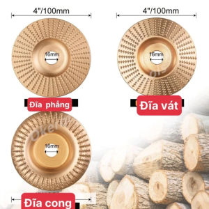 Đĩa phay mài cắt gỗ đĩa mài gỗ đa năng gắn máy mài cầm tay chuyên nghiệp thủ công mỹ nghệ