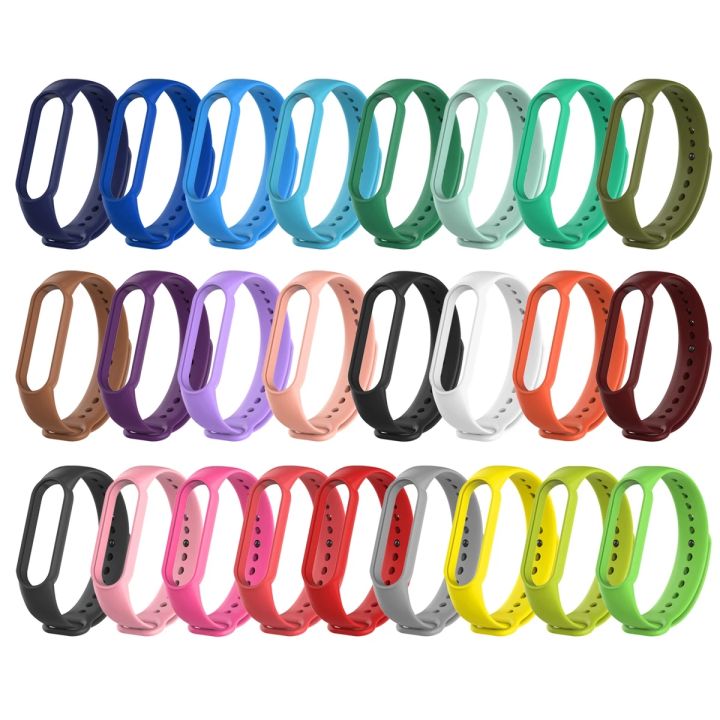 3er-Set Sport-Armbänder Für Mi Band 5 & 6 – Weiches Silikon, Viele Farben, Einfach Zu Wechseln