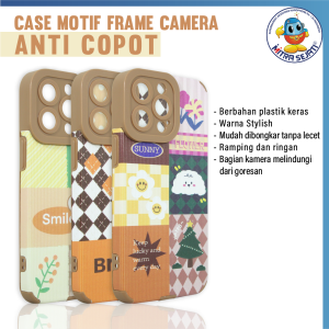 Mitra Sejati Case Motif Frame Kamera Lucu Anti Copot Case All Type IP