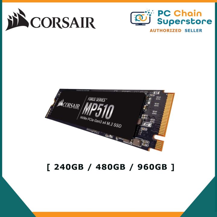 Pcie Mp510 480 Corsair Cssd-f480gbmp510 Force Series Mp510 480 GB