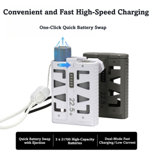 FWFHTP Sạc nhanh 225W Bộ dụng cụ tự làm sạc dự phòng Đầu vào Type-C 2 khe cắm pin 21700 Vỏ pin tháo lắp nhanh Đa năng Hỗ trợ dòng điện thấp. Hộp đựng pin sạc dự phòng di động dùng trong trường hợp khẩn cấp.