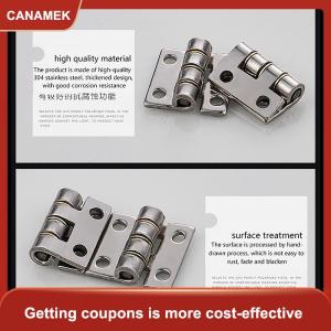 【CANAMEK】 Dày 304 thép không gỉ thu nhỏ lỏng bản lề nhỏ chất lượng cao bền phẳng im lặng Bản lề cho cửa nhôm cửa phòng tắm