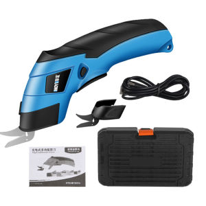 Cordless Electric Scissors Fabric Cutter for Crafts Box Sewing Carpet & Scrapbooking - Heavy Duty Professional Rotary Shears Cutting Tool