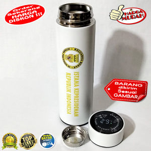 Tumbler Air Minum Portable Istana Presiden Suhu / Thermos Air Mini Istana Presiden 500ml Stainless