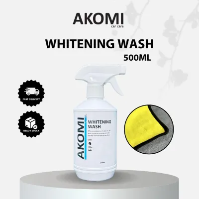 Akomi Whitening Wash 500ml for White Car Wash and White Dirt Remover