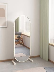 Stand Mirror Dressing Mirror Mirror Stand Full Body Full Body Mirror Stand Mirror With Rack Girls bedroom and living room are movable