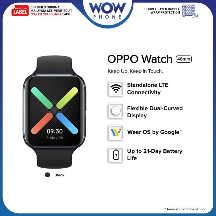 READY STOCKS] OPPO Watch 46mm, Original Smartwatch, 1 Year