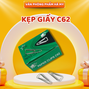 Combo 10 Hộp Kẹp Giấy C62 Kẹp Tam Giác Kẹp Chữ A