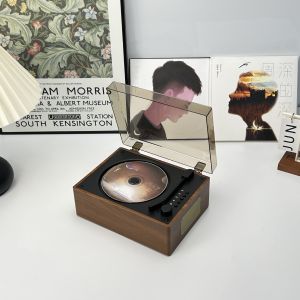 Máy Nghe Đĩa CD Phát Hi-end Tích Hợp Bluetooth Thiết kế retro - Âm thanh nguyên bản - Người sưu tầm đĩa than Món quà