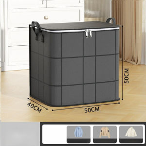 Foldable Clothes Storage Bag Blanket Organizer Space-Saving Wardrobe Organizer for Home