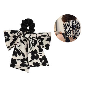 Oversized French Ribbon Hair Rope Bow Knot Hair Ring Hair Ties Scrunchies Headwear Hair Accessories