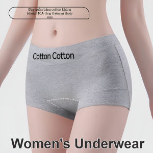 Women Sport Briefs Cotton Anti-Bacterial Breathable Underwear Ladies Extended Coverage Hip Hugging Panties High Waist Comfortable