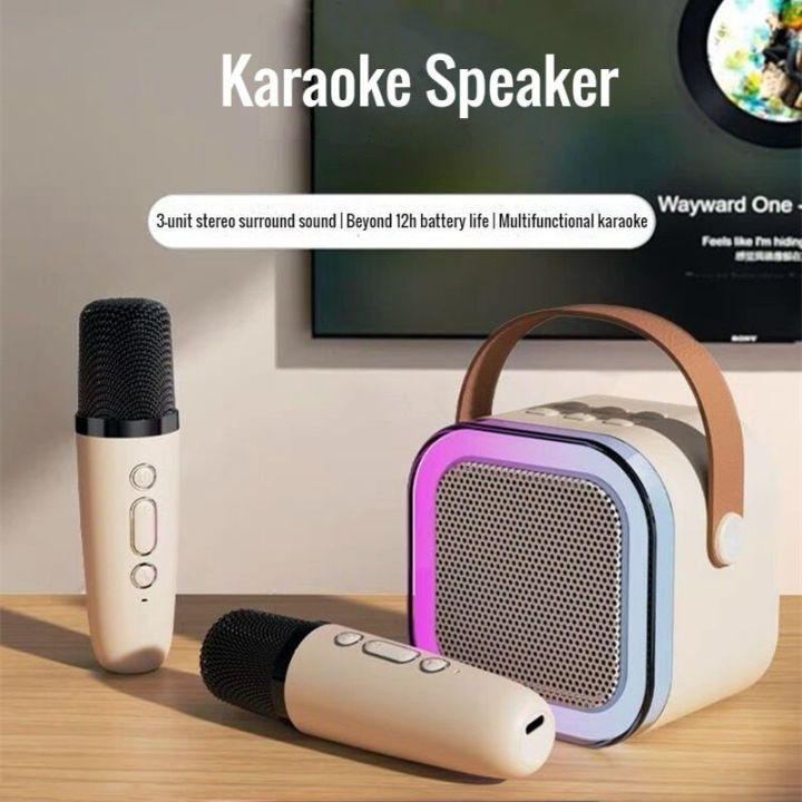 Karaoke Wireless Bluetooth Speaker with Mic K12 High-end Professional ...