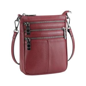 Royal Bagger Crossbody Bags for Women Genuine Leather Satchel Purse Fashion Casual Shoulder Bag with Multi Layer Pocket 1928
