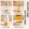 Baby Food Maker - Baby Food Processor Baby Food Blender for Baby Food, Fruit, Vegatable, Meat, Baby Food Puree Maker Make Fresh and Nutritious Meals for Your Little One (White), 300ml. 