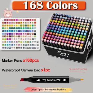 Markers Set Color Pen Art High Dual Tip Brush Marker Pens 36/48/60/80/120 colors