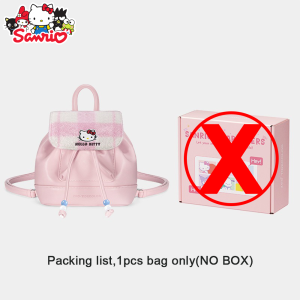 100% Authentic Sanrio Hello Kitty Kids Bag Backpack Shoulder Bag PU Material Travel Package Birthday Gift 36022