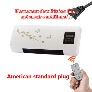 Air cooler fan summer fan strong wind fan cold air conditioner installation wall-mounted no need for heating or cooling practical fan dual-purpose