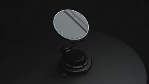 2026 Upgraded Ultra-Thin Magsafe Car Mount Charger 15W Fast Charging Vacuum Magnetic Wireless Car Charger 360 ° Adjustable Nano Gel Suction Cup Car Phone Holder for iPhone 17-12 & Android