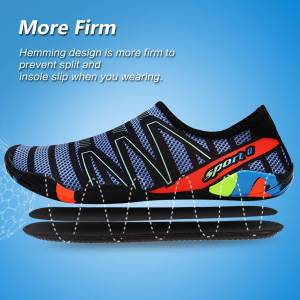 Men/Women Rubber Beach Shoes Summer Swimming Shoes Water Sports Shoes Quick drying Non slip Diving Shoes
