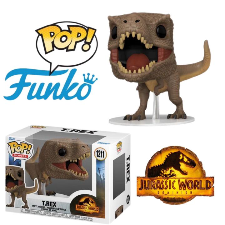 Funko Pop Vinyl T.Rex 1211 Jurassic World Collectible Original Figure ...