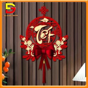 Liễng Nhung Đỏ Treo Tường Dải Treo Năm Mới Nhiều Mẫu Trang Trí Nhà Cửa Cửa Hàng Quán Ăn DGH-455