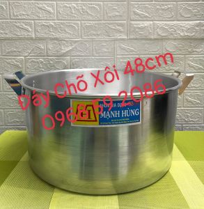 Chõ Hấp Xôi _ Đồ Hấp Xôi Nhôm Mạnh Hùng [ Kích Thước: 48cm ] _ HÀNG VIỆT NAM - SHOP CÓ XUẤT HĐ VAT
