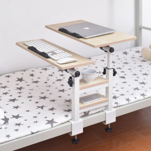 High Quality Portable Clampable Bed Side Laptop Table with Adjustable Height and Angle