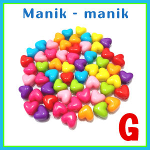 Mainan edukasi MANIK-MANIK ECER refill 20 Gram