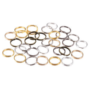 50-200pcs/bag 4 5 6 8 10 12 mm Open Jump Rings Double Loops Split Rings Connectors For Diy Jewelry Making Findings Accessories