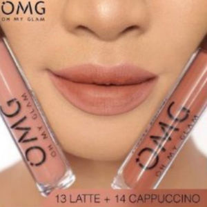 Paket Ombre Lipcream OMG OH MY GLAM Matte Last Lip Cream (2pcs)
