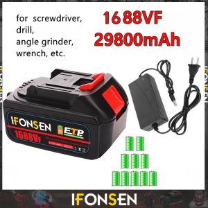 IFONSEN 1688VF Lithium Battery For Power Tools Electric Wrench Battery Compatible With Makita Impact Wrench Drill